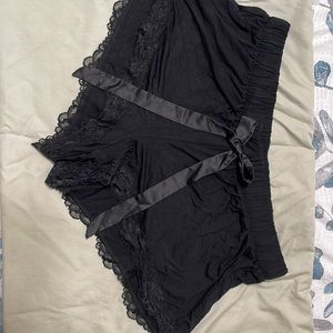 Brand new, never worn Torrid Sleep Short Black with Lace Trim